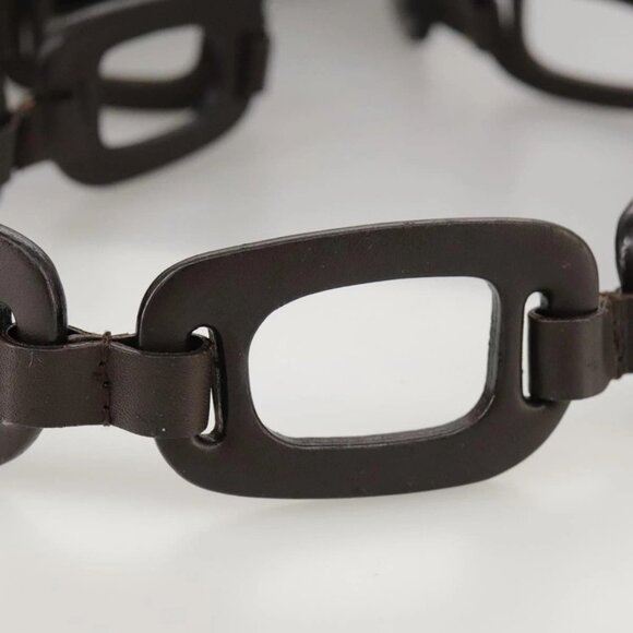 GUCCI Shoulder Bag Nylon Brown Gold Auth bs20545 - Picture 8 of 16